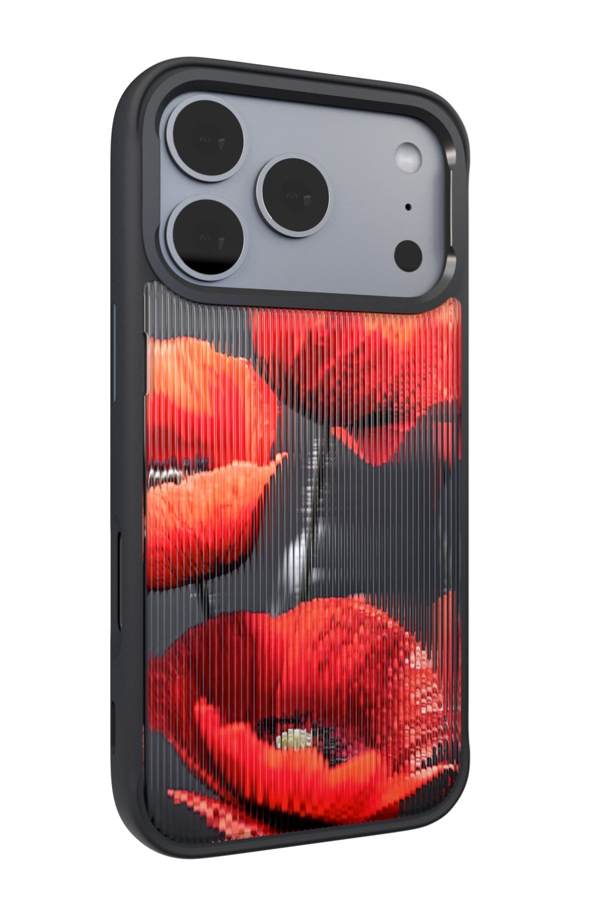 Poppy Black Backplate + Black Case for iPhone 17 Pro
