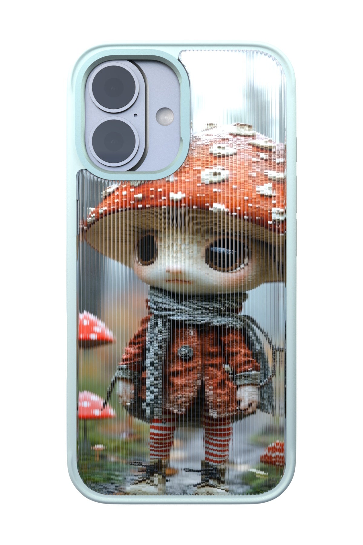 Rainy the Scholar Backplate + Teal Case for iPhone 16
