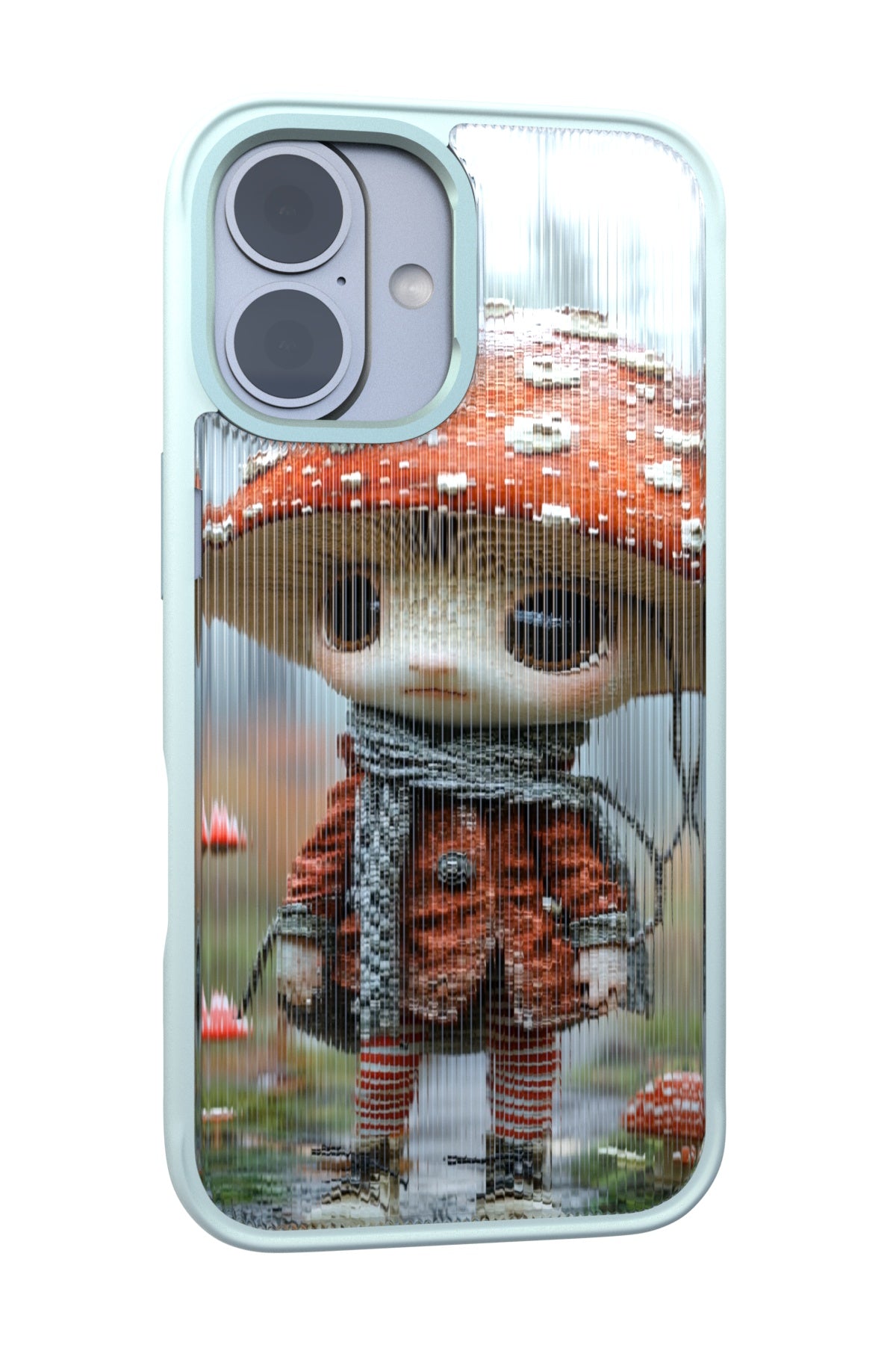 Rainy the Scholar Backplate + Teal Case for iPhone 16