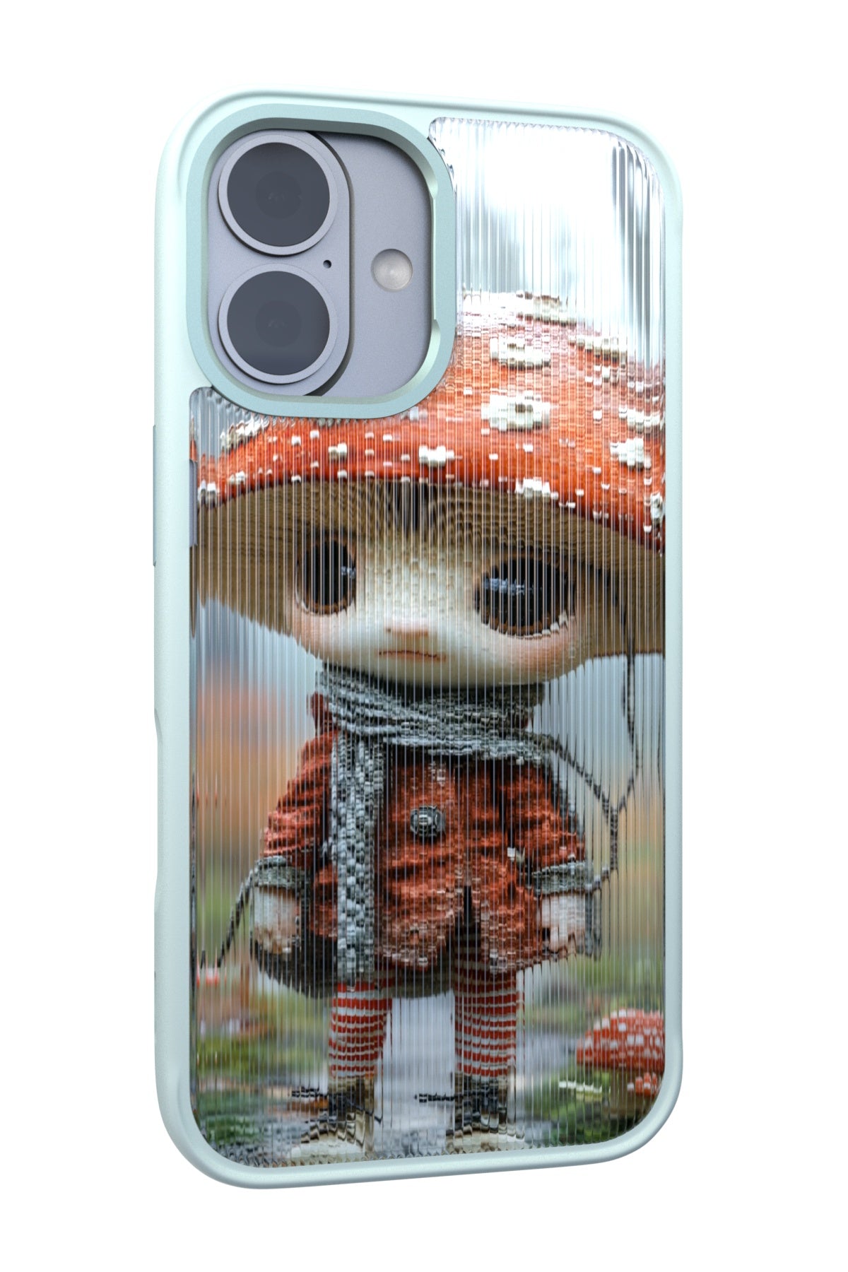 Rainy the Scholar Backplate + Teal Case for iPhone 16