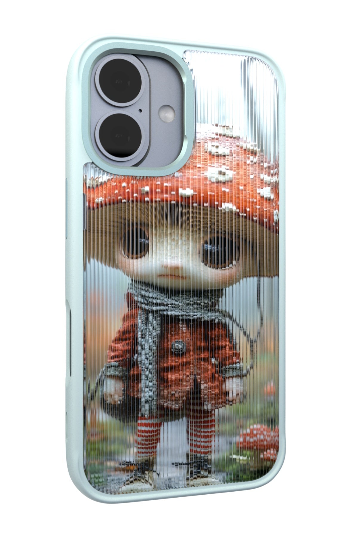 Rainy the Scholar Backplate + Teal Case for iPhone 16