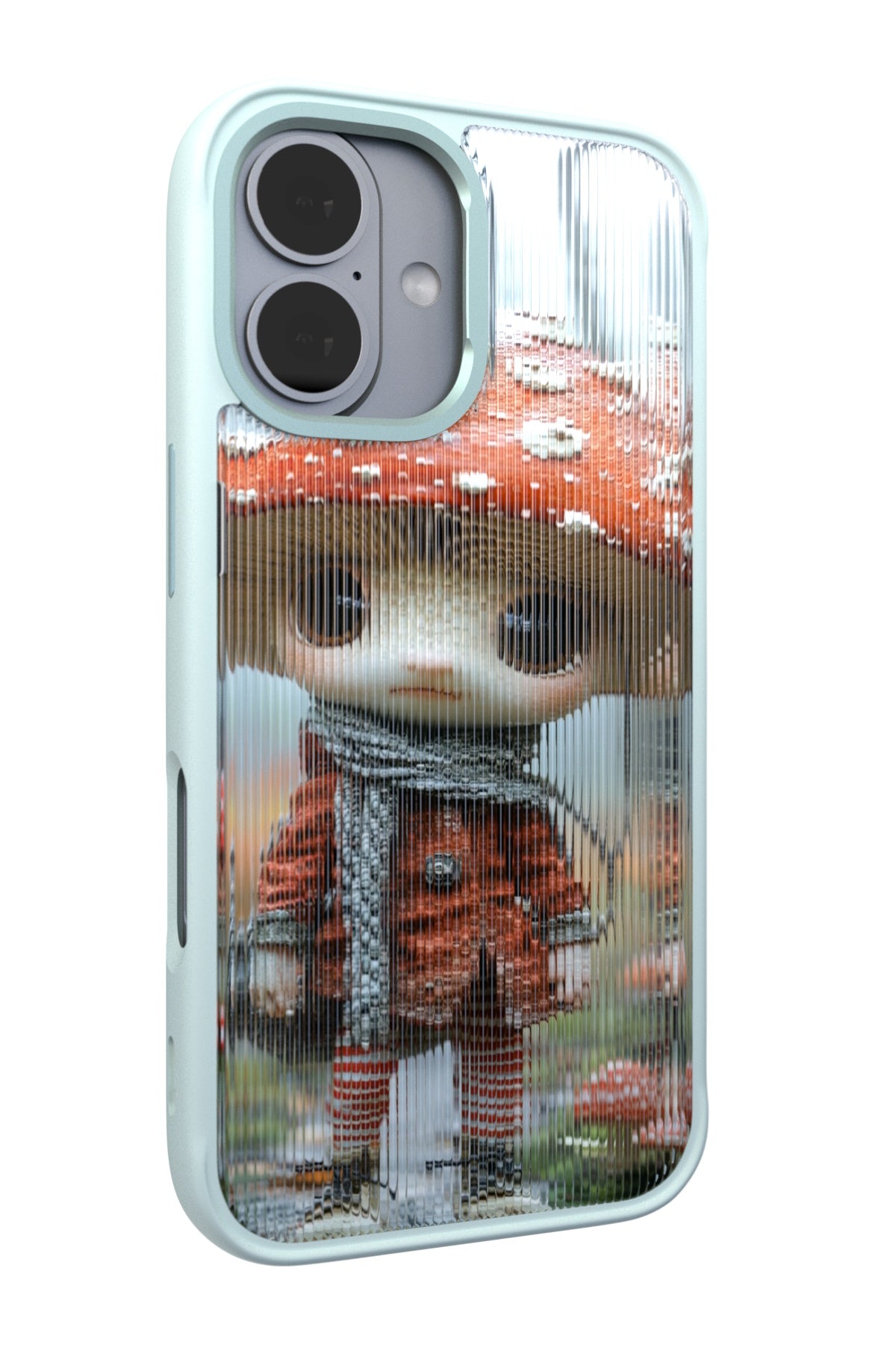 Rainy the Scholar Backplate + Teal Case for iPhone 16