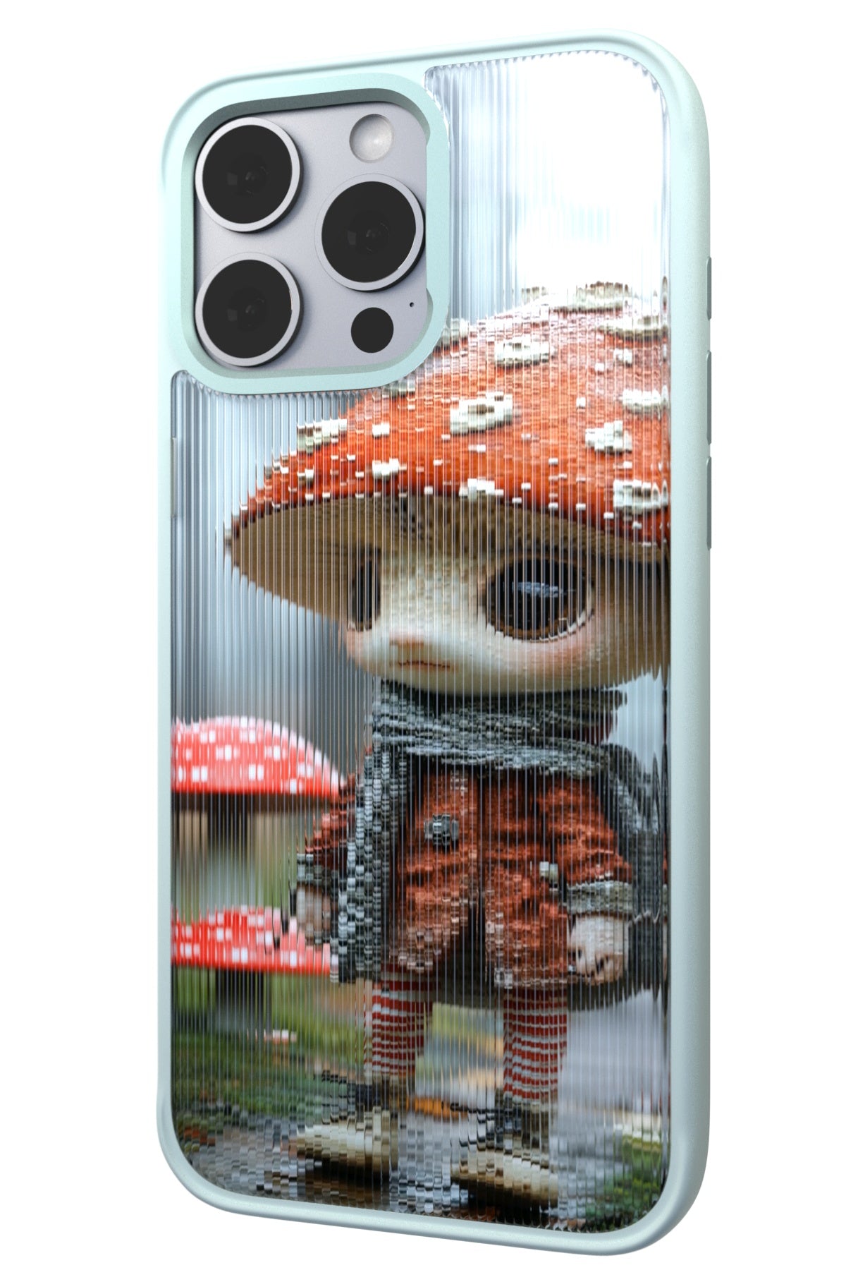 Rainy the Scholar Backplate + Teal Case for iPhone 16 Pro Max