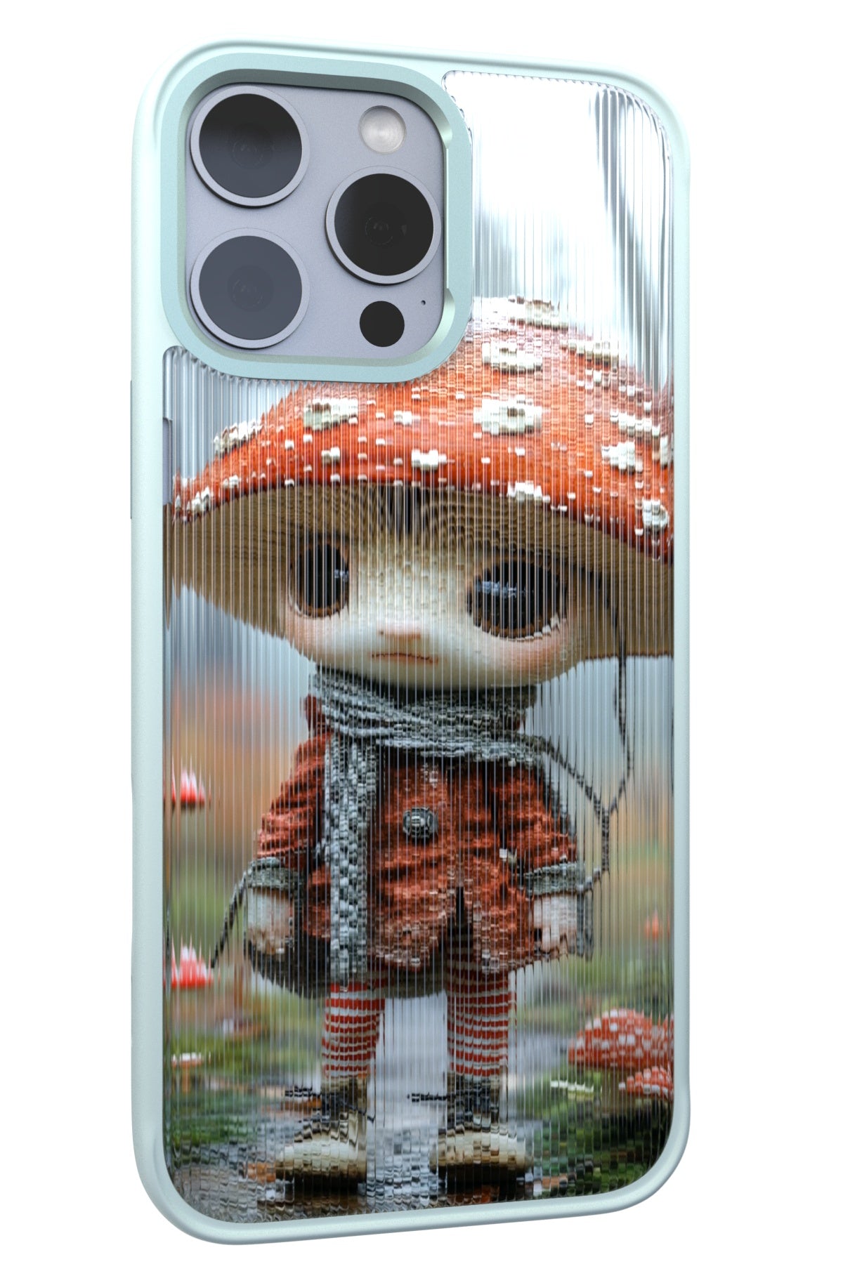 Rainy the Scholar Backplate + Teal Case for iPhone 16 Pro Max