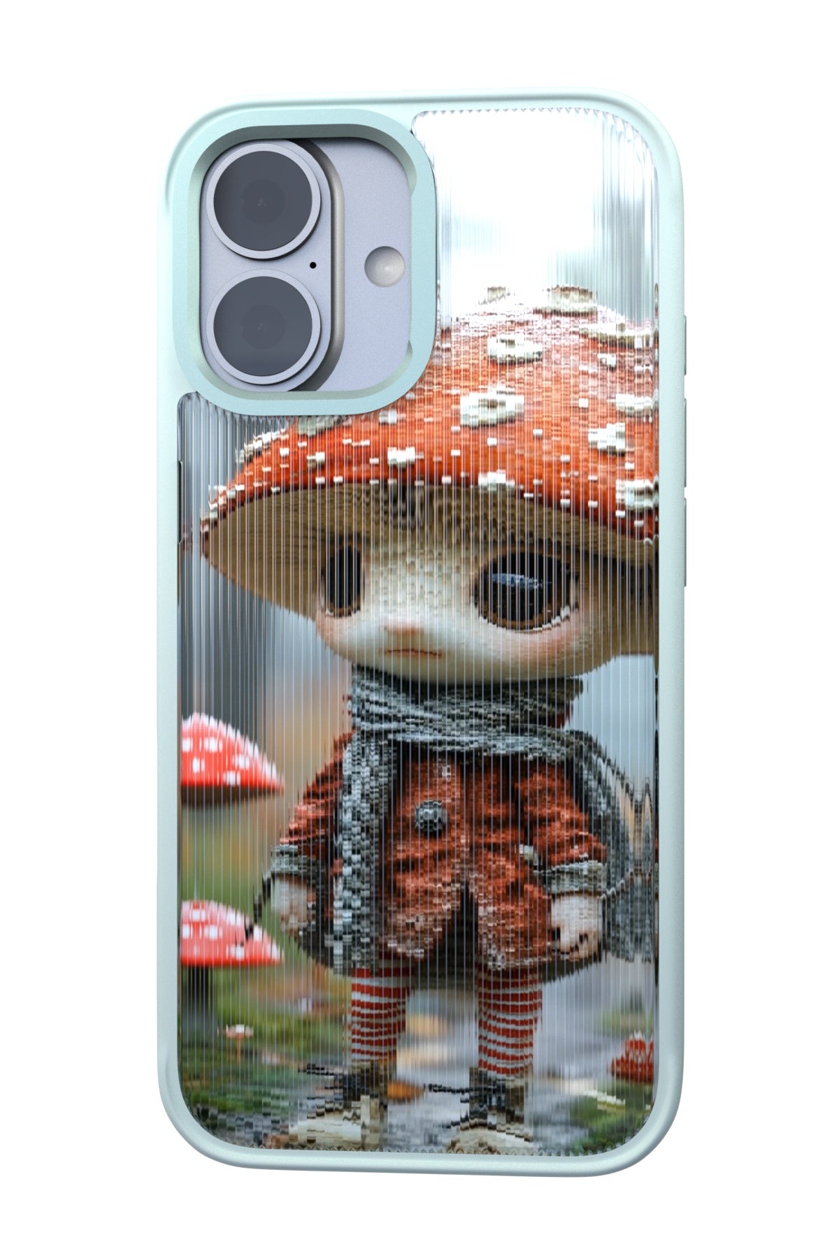 Rainy the Scholar Backplate + Teal Case for iPhone 17