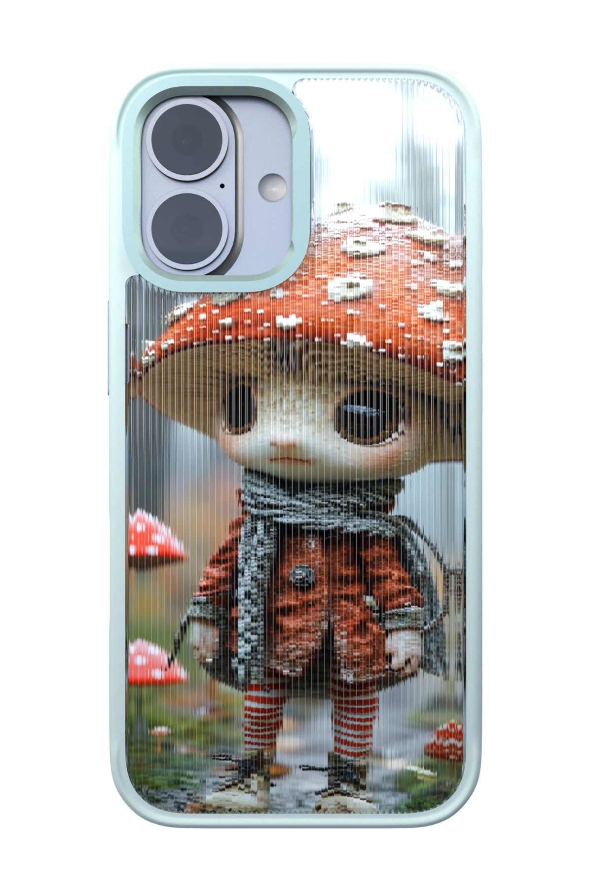 Rainy the Scholar Backplate + Teal Case for iPhone 17