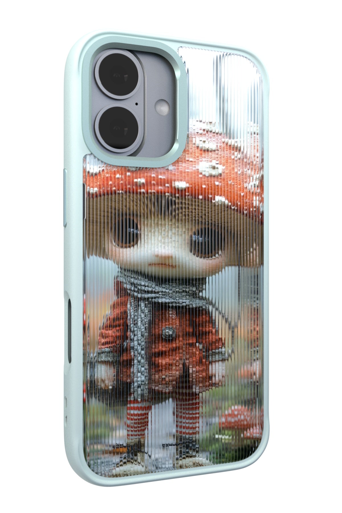 Rainy the Scholar Backplate + Teal Case for iPhone 17